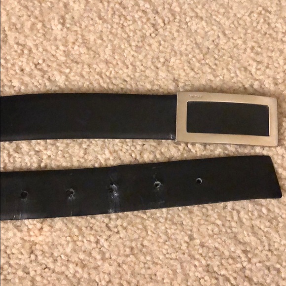 Vintage Prada Leather Belt with Silver buckle - Picture 2 of 3